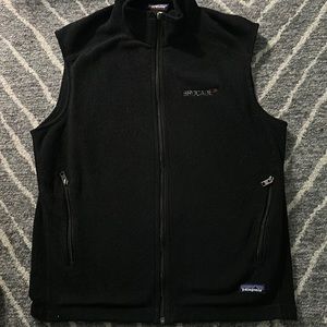 Patagonia Synchilla vest. So so warm and comfortable.